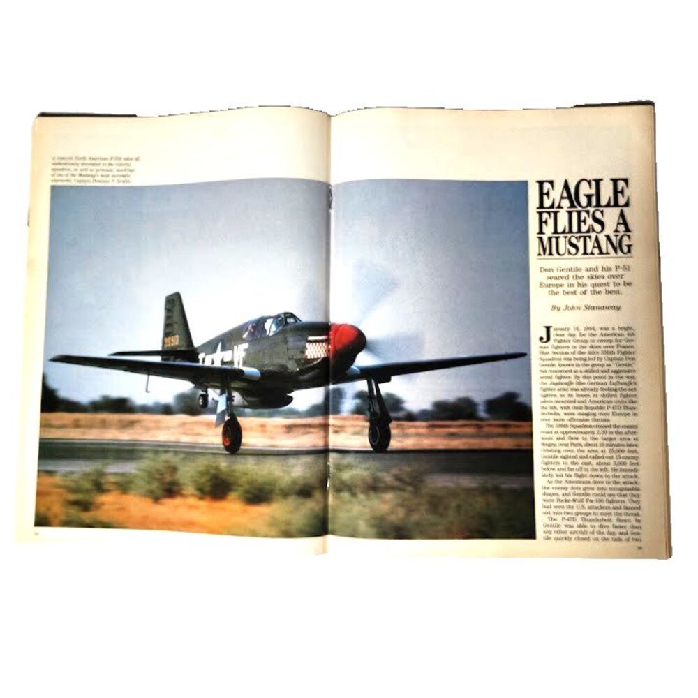 Vintage Aviation Heritage Magazine Mustang Ace September 1992 Thunderceptor - Picture 3 of 3